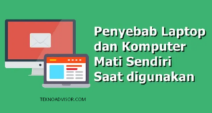 Laptop Tiba tiba Mati