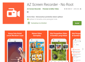 cara Merekam Layar di android