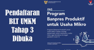Daftar BLT BPUM Tahap 3 Via Online dan Offline