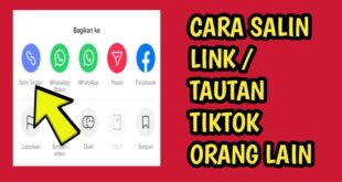 Cara Salin Tautan di Tiktok