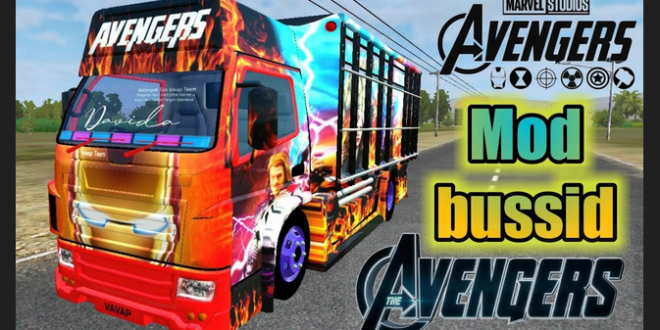 Download Mod BUSSID truk Avengers